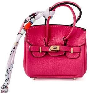 Britten Purse Bag Charm Dark Pink